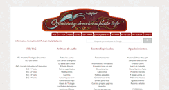 Desktop Screenshot of oracionesydevociones.info